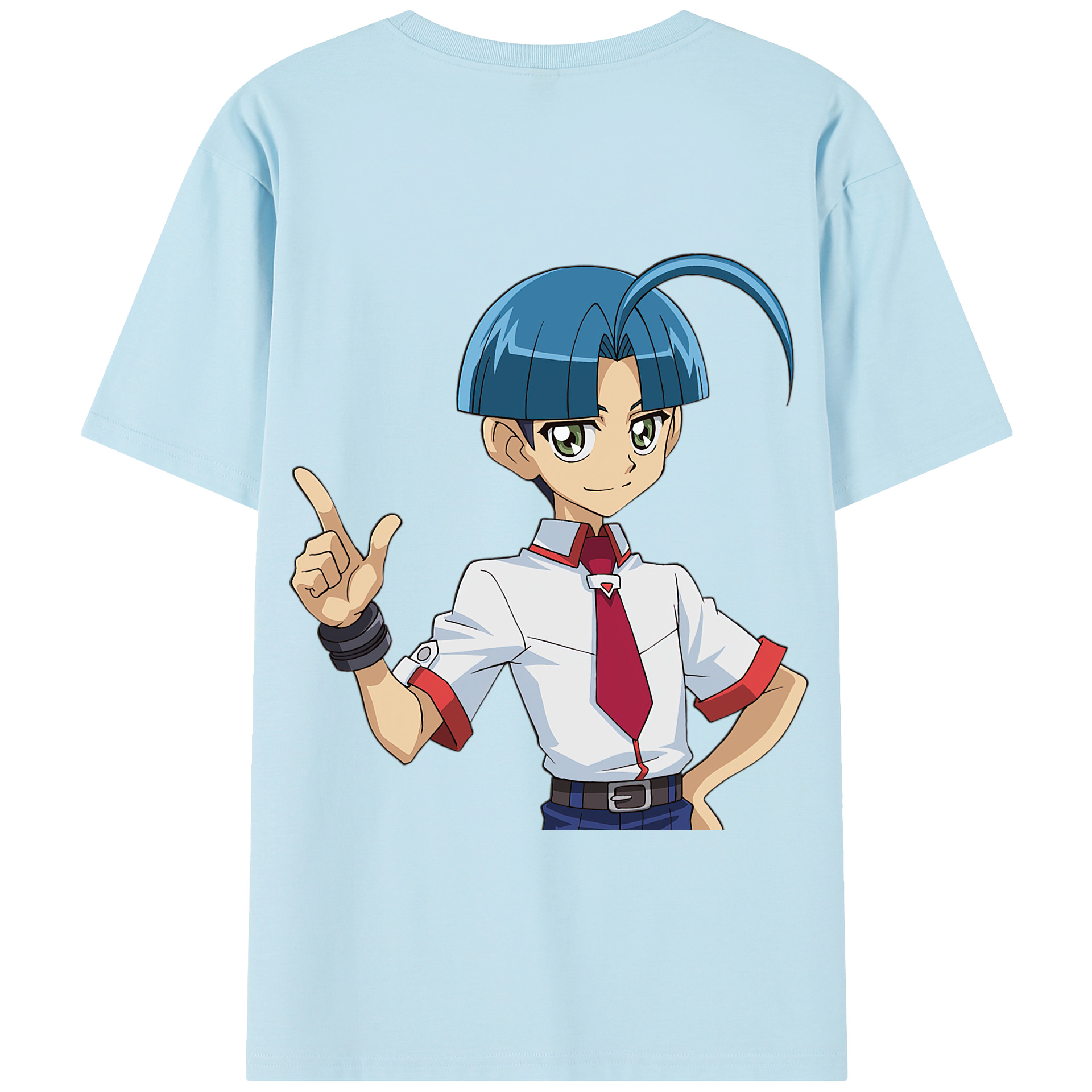 （画像用） 遊☆戯☆王 Yu-Gi-Oh! 綿100％半袖Tシャツ（背面プリント）